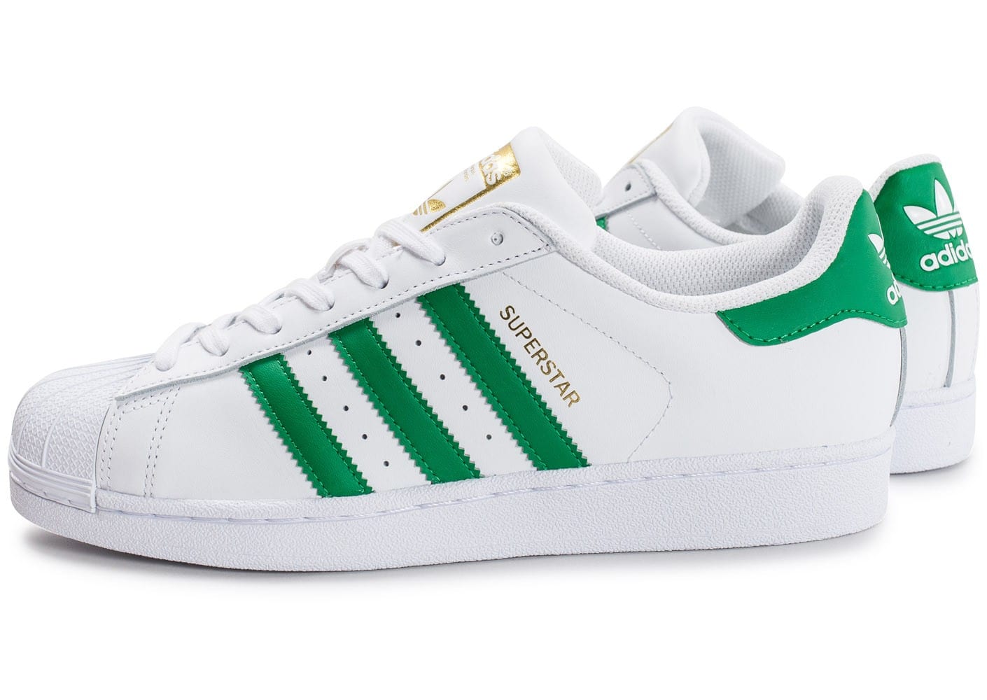 adidas chaussure blanche et verte